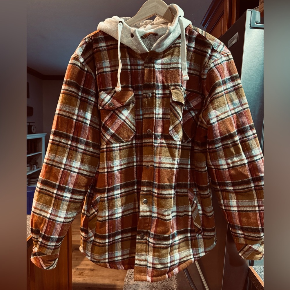 Legendary Whitetails Sherpa Lined Flannel Shirt Jacket